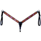 Bar H Equine Horse Leather One Ear Headstall Brown