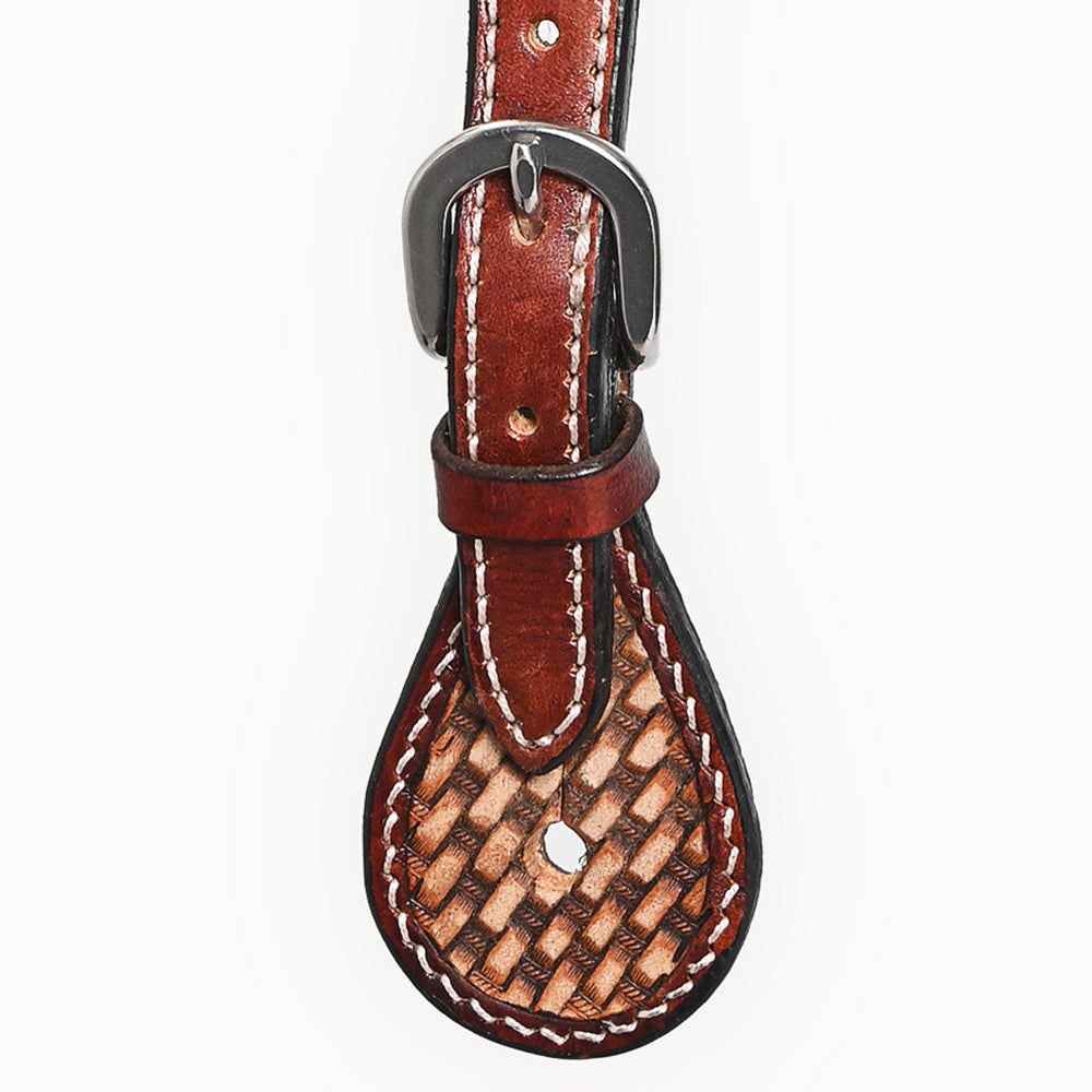 Bar H Equine Western Leather Spurs Straps for Adults Men Womens Spur Straps