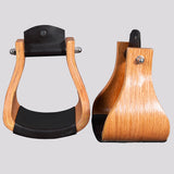 Wood Stirrups w/ Leather Bottom