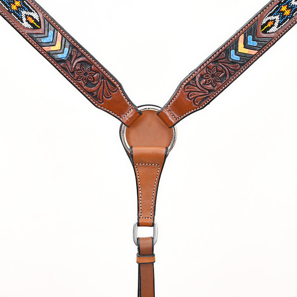 Western leather Breast Collar