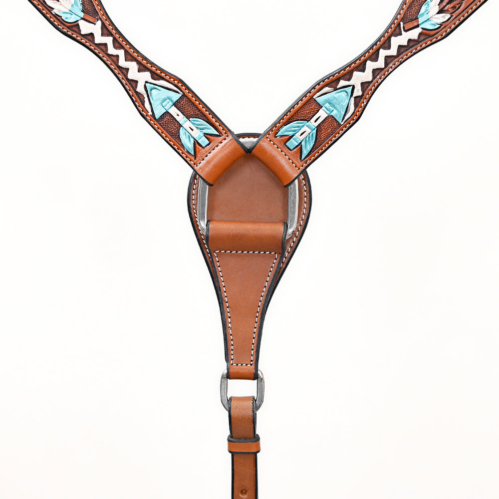 Western leather Breast Collar