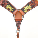Western leather Breast Collar