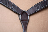 Western leather Breast Collar