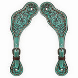 Bar H Equine Western Leather Spurs Straps for Adults Men Womens Spur Straps