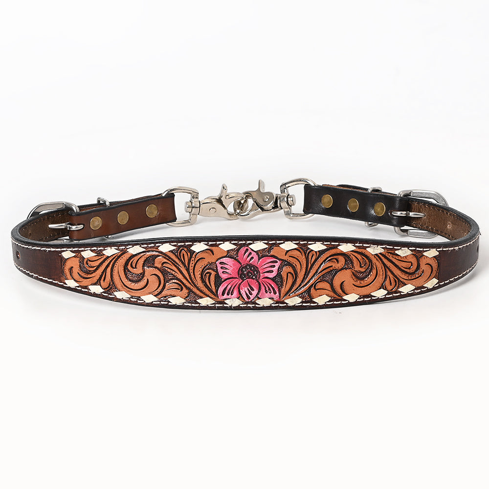 Bar H Equine American Leather Horse Saddle Tack One Ear Headstall Breast Collar Browband Wither Strap Tropical Chaya