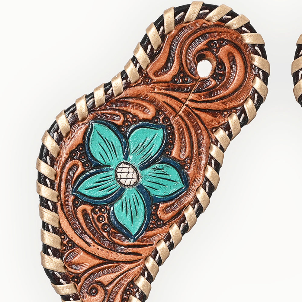 Bar H Equine Western Leather Spurs Straps for Adults Men Womens Spur Straps