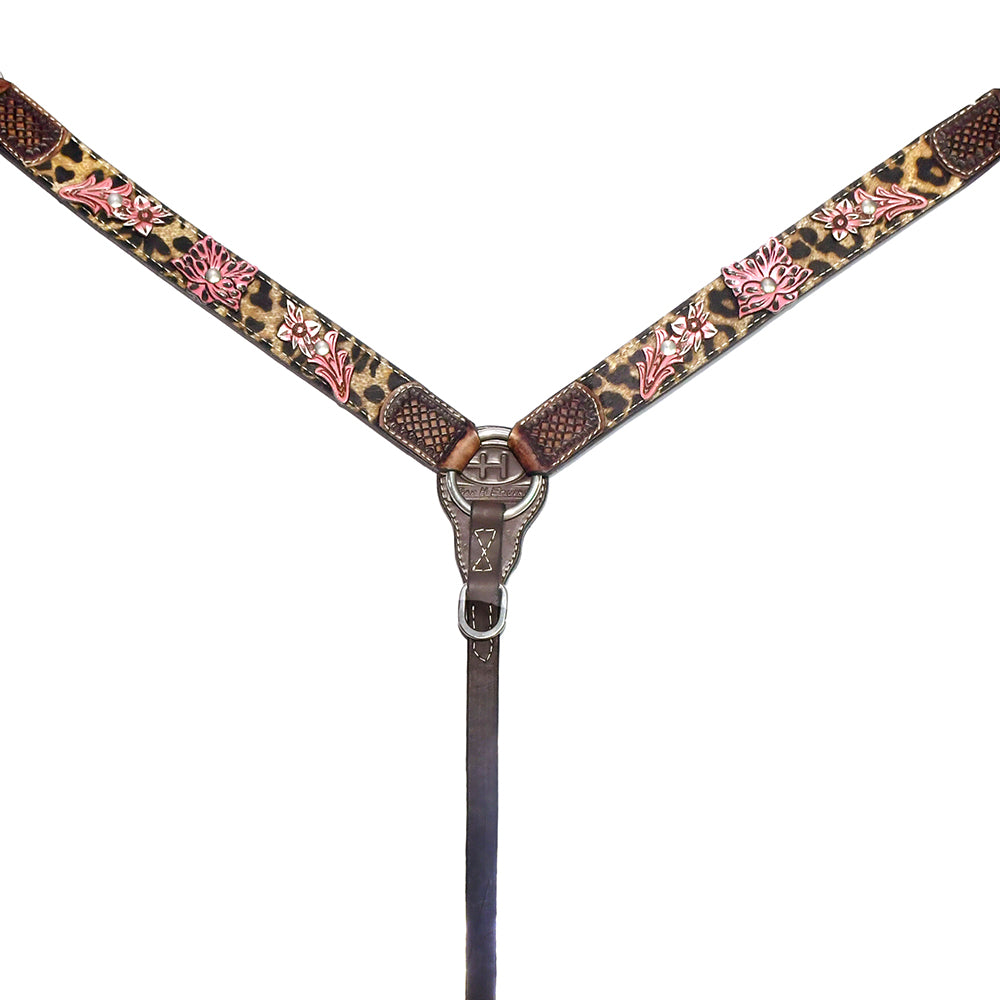 Bar H Equine Horse Leather Lilibeth One Ear Headstall Brown