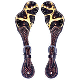 Bar H Equine Western Leather Spurs Straps for Adults Men Womens Spur Straps