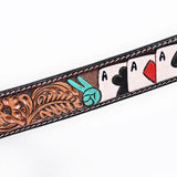 Bar H Equine American Leather Horse Saddle Tack One Ear Headstall Brown