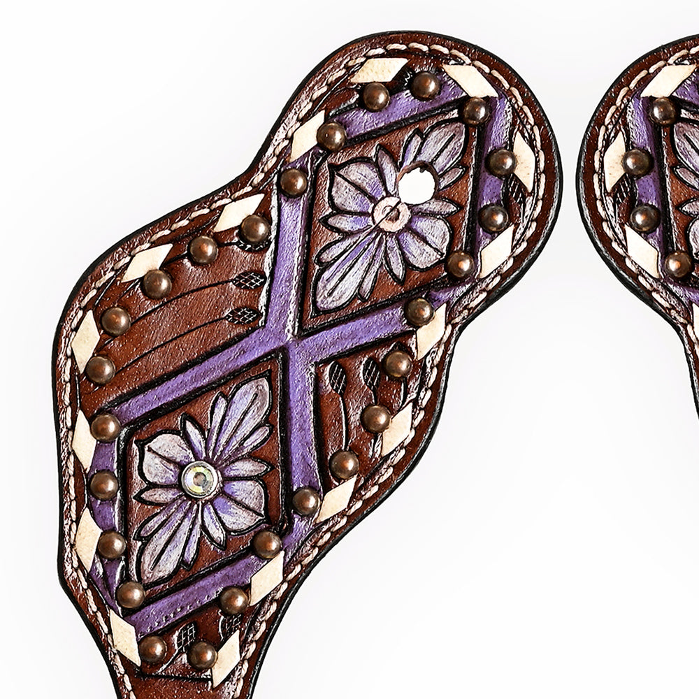 Bar H Equine Western Leather Spurs Straps for Adults Men Womens Spur Straps