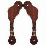 Bar H Equine Western Leather Spurs Straps for Adults Men Womens Spur Straps