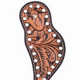 Bar H Equine Western Leather Spurs Straps for Adults Men Womens Spur Straps