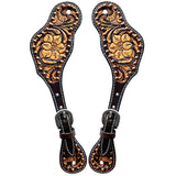 Bar H Equine Western Leather Spurs Straps for Adults Men Womens Spur Straps