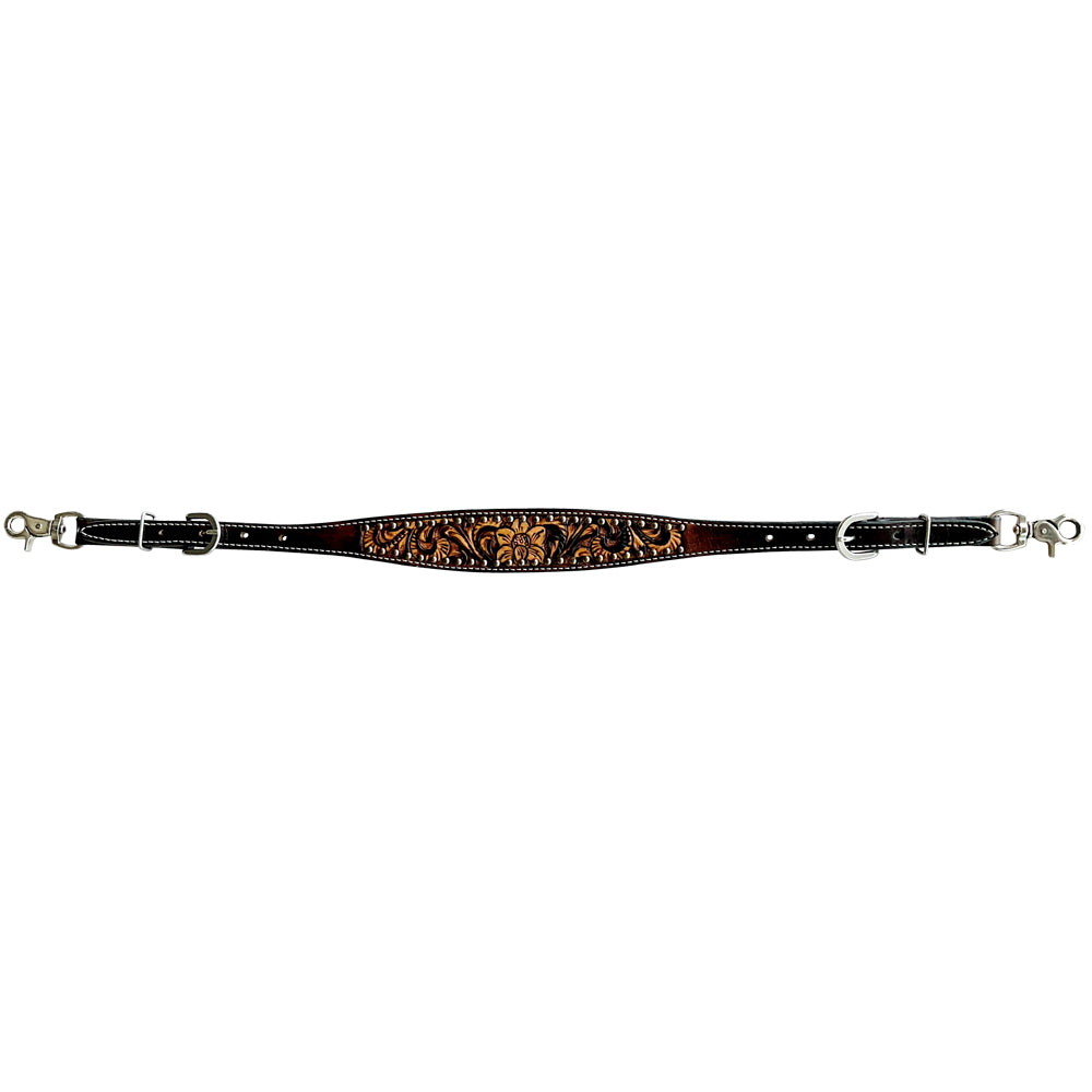 Bar H Equine Genuine Western American Leather Horse Premium Headstall & Breast Collar Set