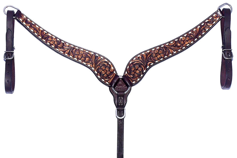Bar H Equine Genuine Western American Leather Horse Headstall