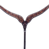 Bar H Equine Genuine Western American Leather Horse Headstall