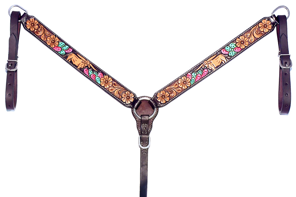 Bar H Equine Genuine Western American Leather Horse Headstall