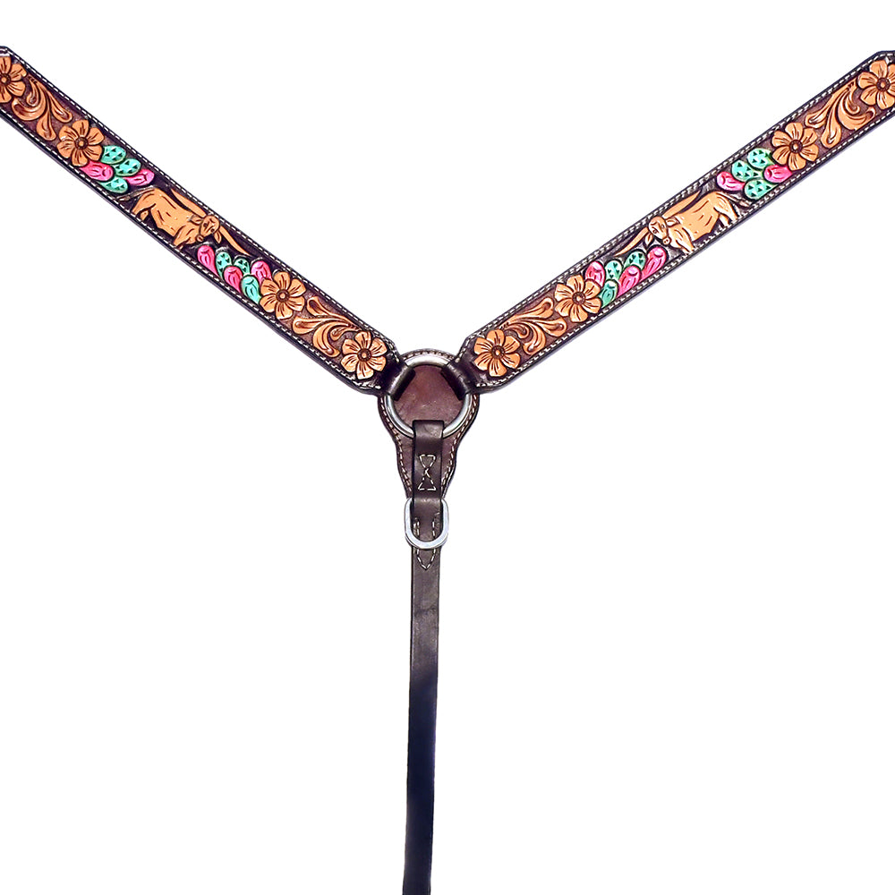 Bar H Equine Genuine Western American Leather Horse Headstall