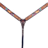 Bar H Equine Genuine Western American Leather Horse Headstall