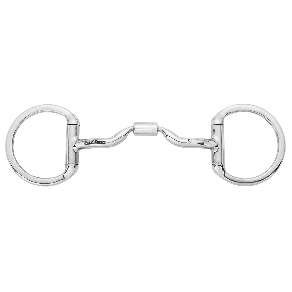 BAR H EQUINE Eggbutt Snaffle with Low Port Comfort Mouthpiece