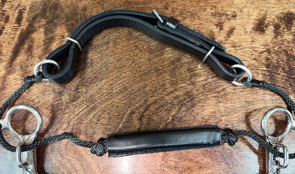 BAR H EQUINE Western Horse Gag Bit Mouthpiece 5.5 Inch Solid Stainless Metal