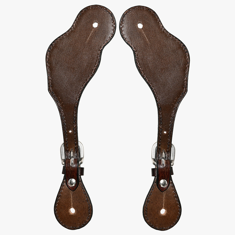 Bar H Equine Western Leather Spurs Straps for Adults Men Womens Spur Straps