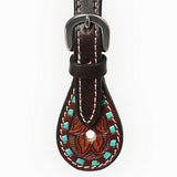 Bar H Equine Western Leather Spurs Straps for Adults Men Womens Spur Straps