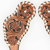 Bar H Equine Western Leather Spurs Straps for Adults Men Womens Spur Straps