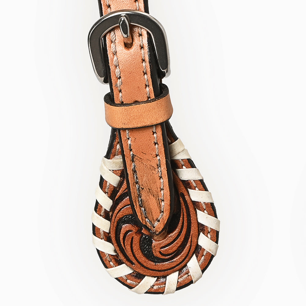 Bar H Equine Western Leather Spurs Straps for Adults Men Womens Spur Straps