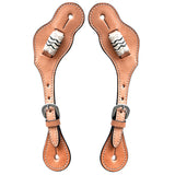 Bar H Equine Western Leather Spurs Straps for Adults Men Womens Spur Straps