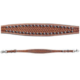Bar H Equine American Leather Horse Saddle Tack One Ear Headstall | Breast Collar Browband Wither Strap Set BER260