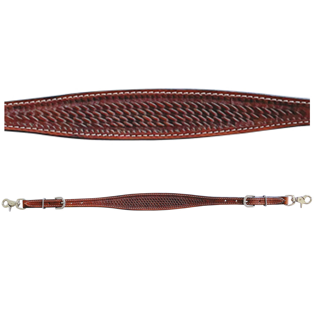 Bar H Equine Genuine Western American Leather Horse Premium Headstall & Breast Collar Set