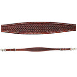 Bar H Equine Genuine Western American Leather Horse Premium Headstall & Breast Collar Set