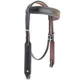 Bar H Equine American Leather Horse Saddle Tack One Ear Headstall | Breast Collar Browband Wither Strap Set BER266