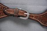 Bar H Equine Western Leather Spurs Straps for Adults Men Womens Spur Straps
