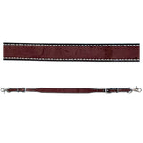 Bar H Equine Genuine Western American Leather Horse Premium Headstall & Breast Collar Set