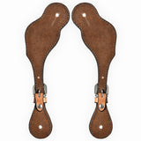 Bar H Equine Western Leather Spurs Straps for Adults Men Womens Spur Straps