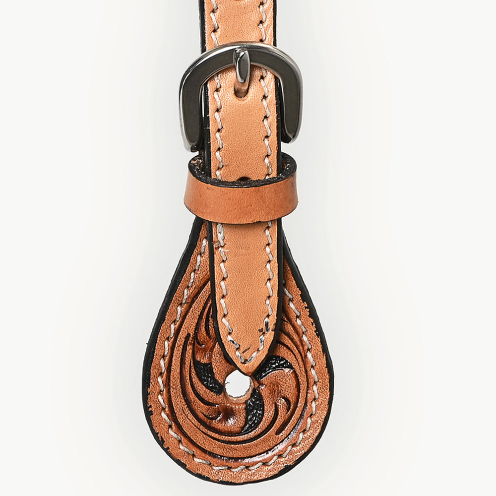 Bar H Equine Western Leather Spurs Straps for Adults Men Womens Spur Straps