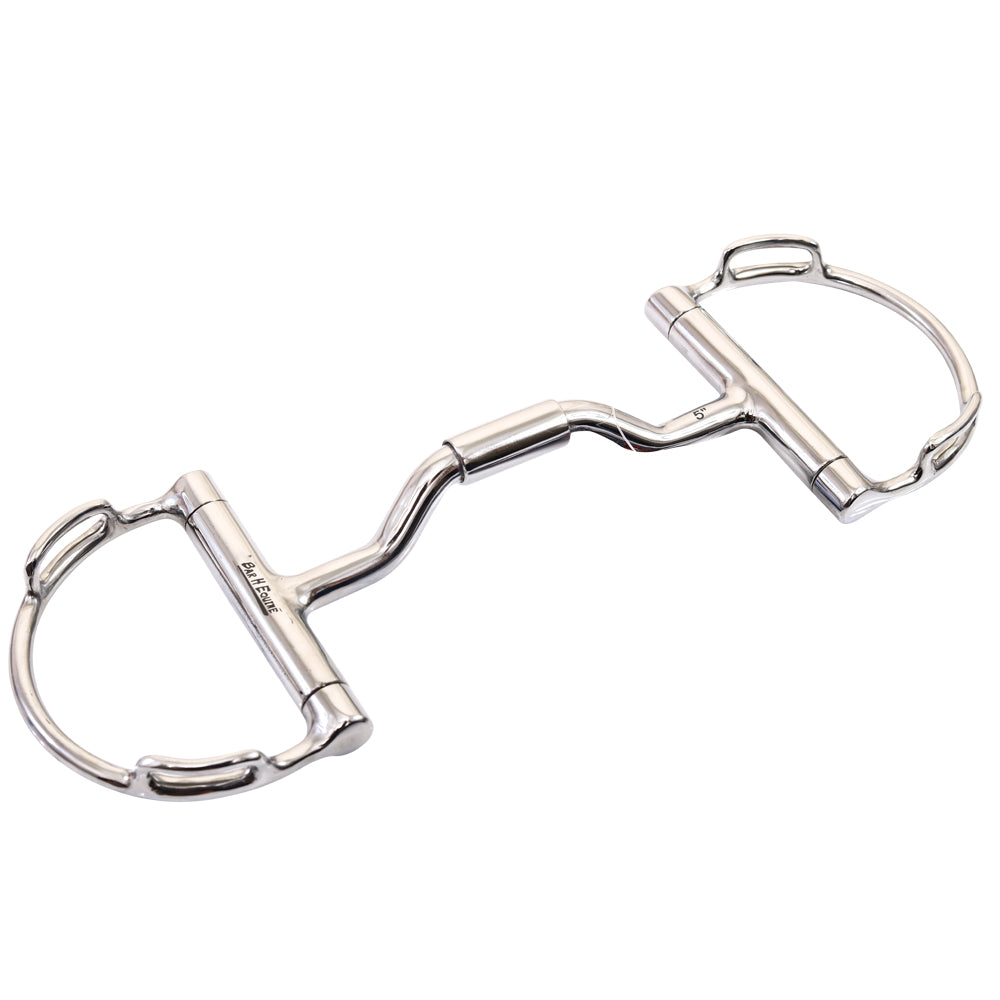 Stainless Steel Med D Ring Racking Snaffle Bit
