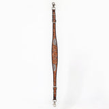 Bar H Equine Genuine Western American Leather Horse Premium Headstall & Breast Collar Set