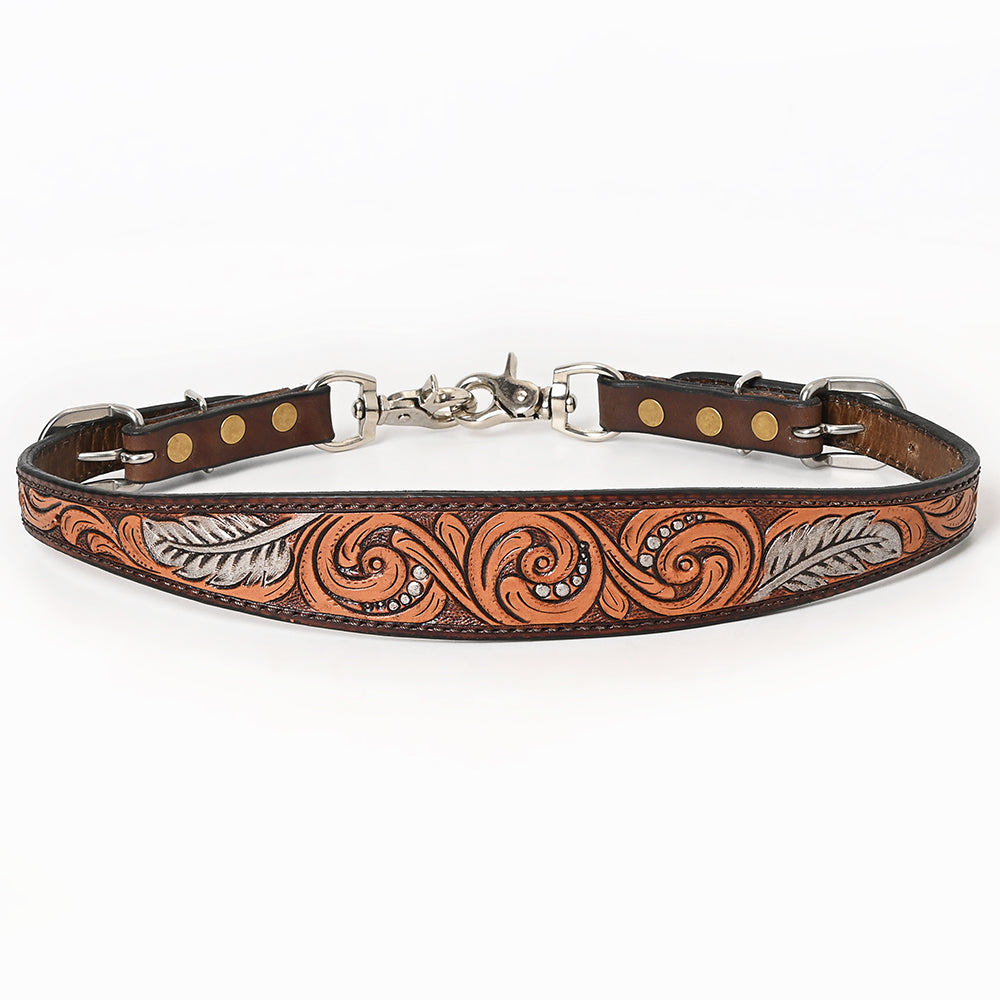 Bar H Equine Genuine Western American Leather Horse Premium Headstall & Breast Collar Set