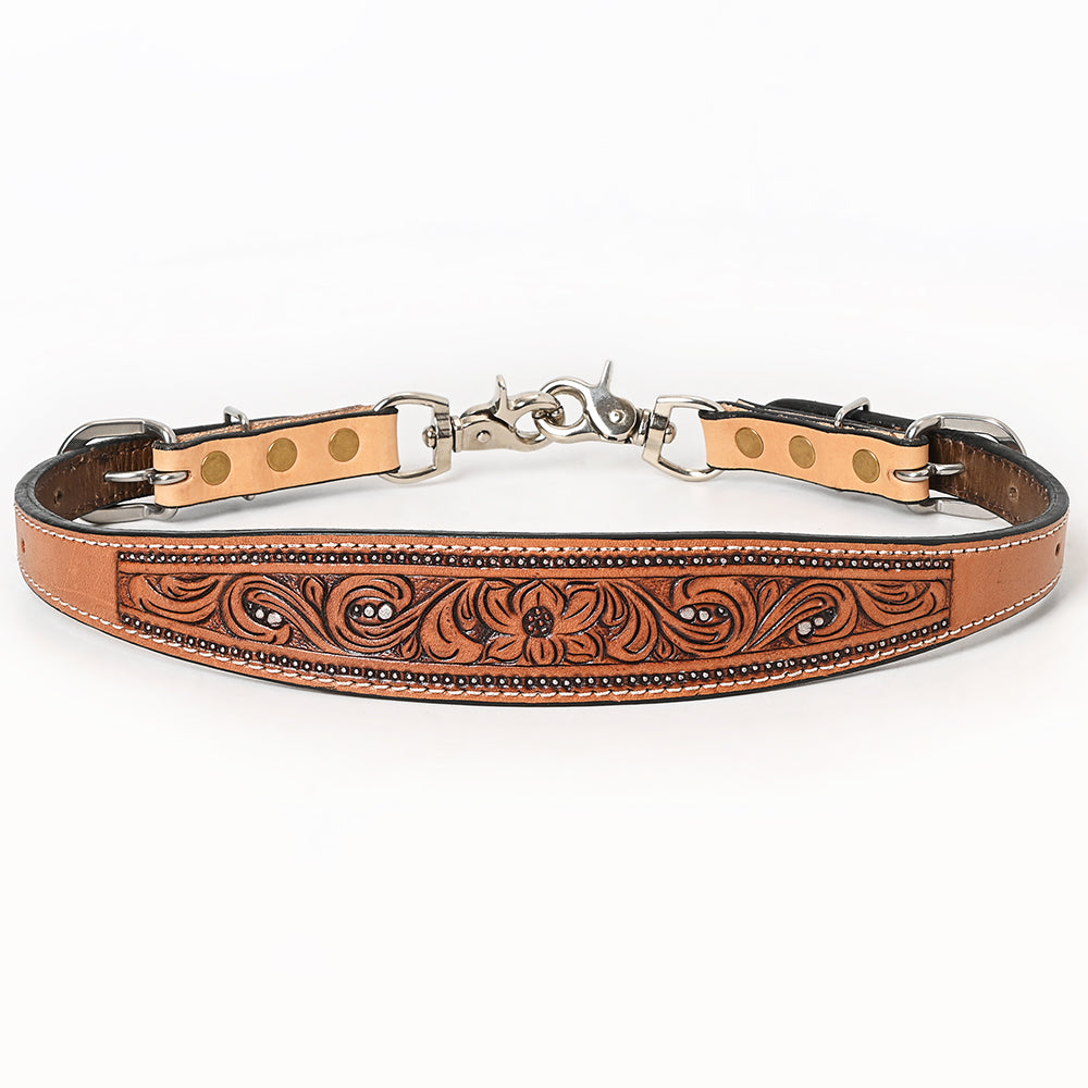 Bar H Equine Genuine Western American Leather Horse Premium Headstall & Breast Collar Set