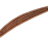 Bar H Equine Horse Genuine Leather Basket Weave Tooled Tack Set Brown