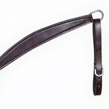 Bar H Equine Western Genuine Leather Horse Tack Set Dark Brown