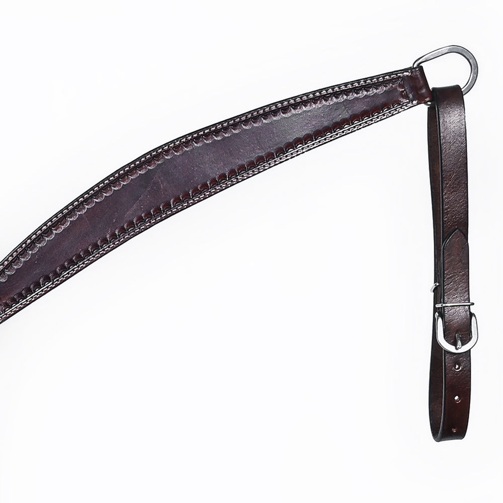 Bar H Equine Western Genuine Leather Horse Tack Set Dark Brown