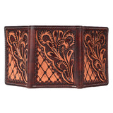 BAR H EQUINE Genuine Leather Rodeo - Bifold & Trifold Wallet For Men Women