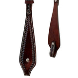 Bar H Equine Western Genuine Leather Horse Tack Set Dark Brown