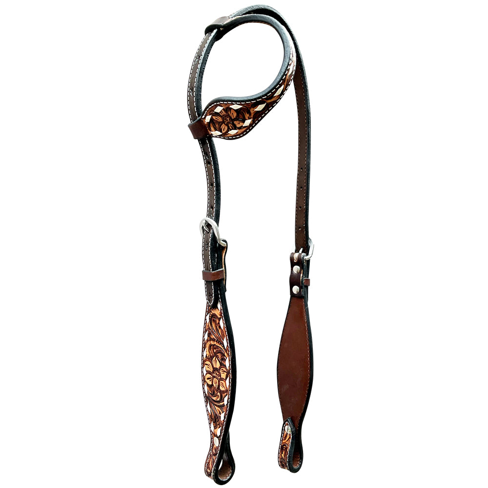Bar H Equine Genuine Western American Leather Horse Headstall