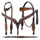Bar H Equine Genuine Western American Leather Horse Headstall