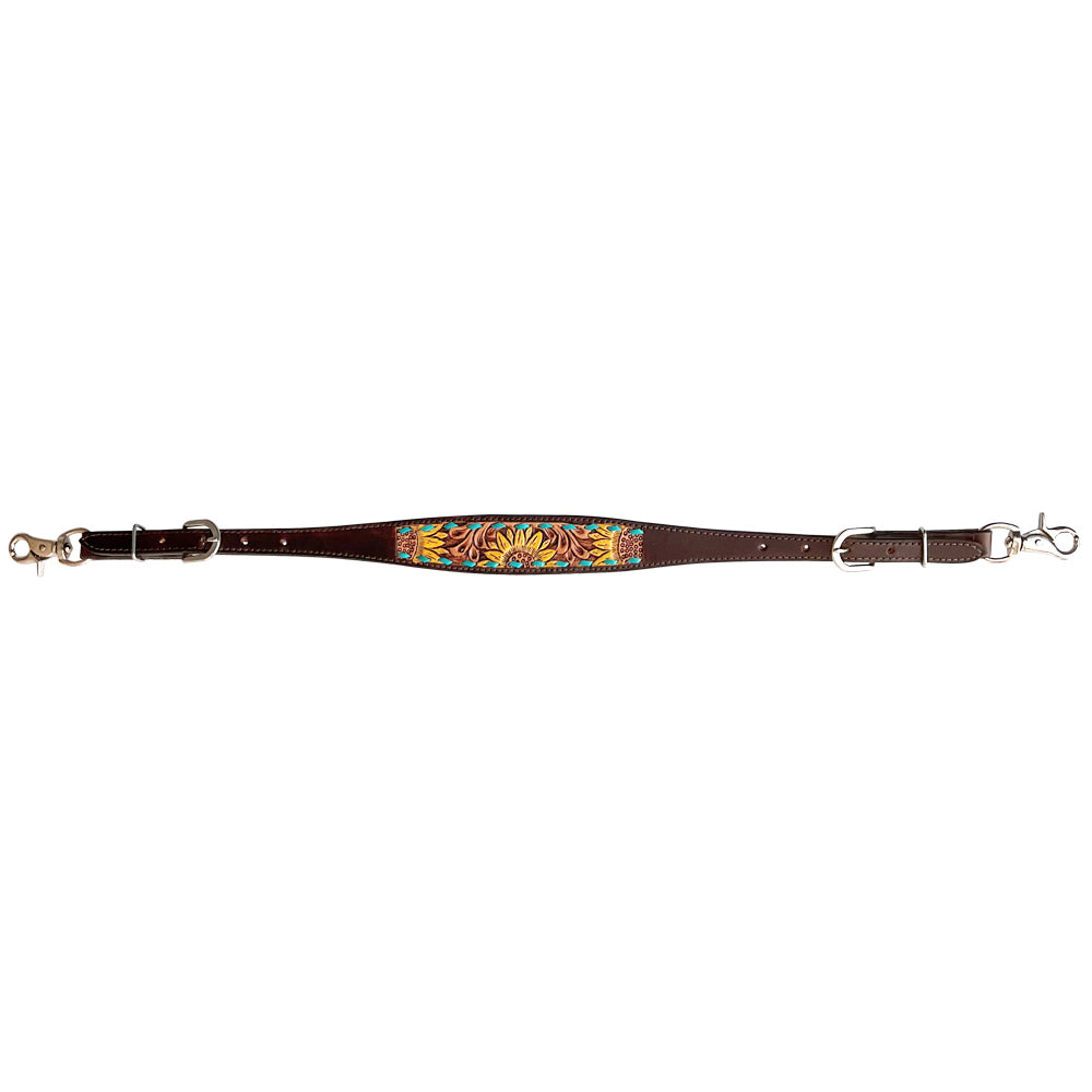Bar H Equine Genuine Western American Leather Horse Premium Headstall & Breast Collar Set